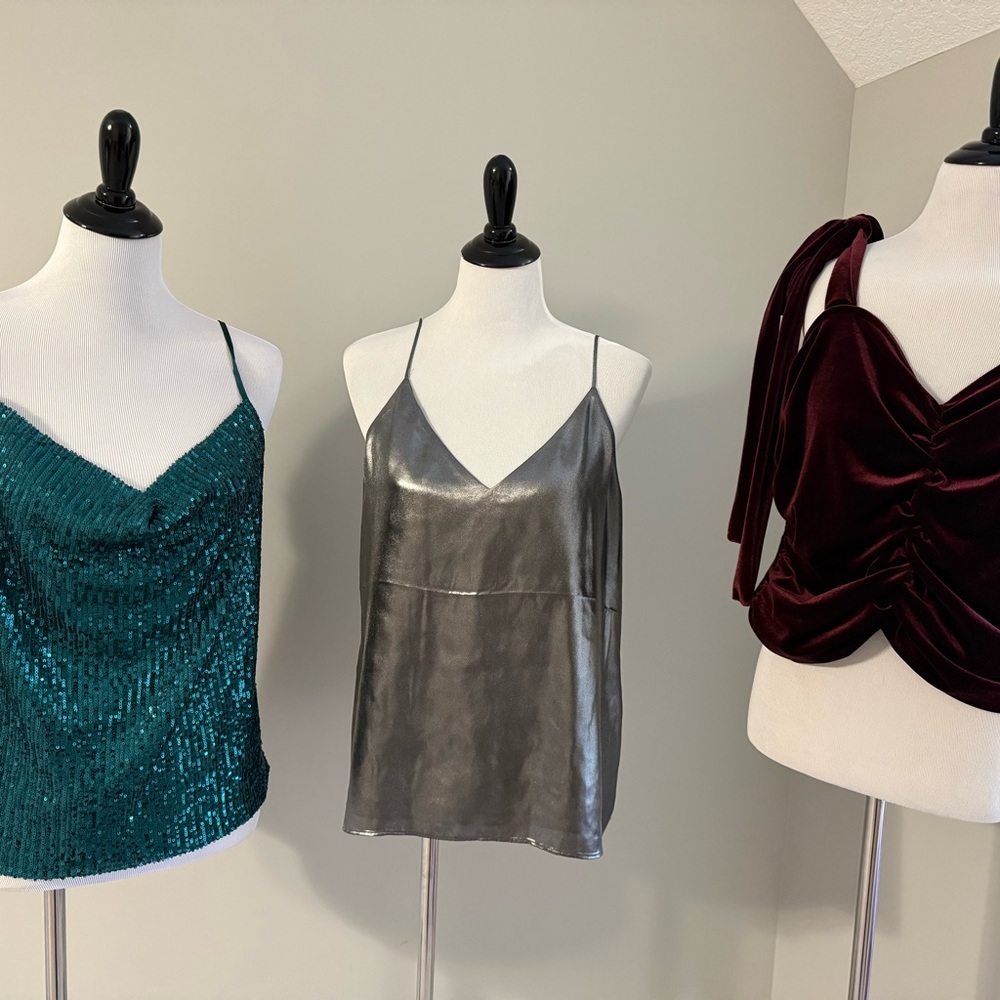 Bundle of 3 Party Tops- Like New No Tags 🪩